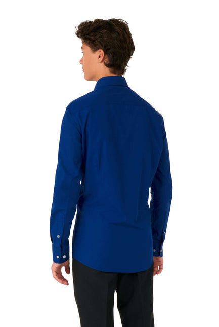 Camisa Azul Oscuro Niño Adolescente <tc>OppoSuits</tc>
