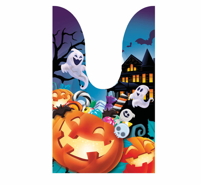 Bolsas de Colores para Compartir Halloween Calabaza 13,5cm