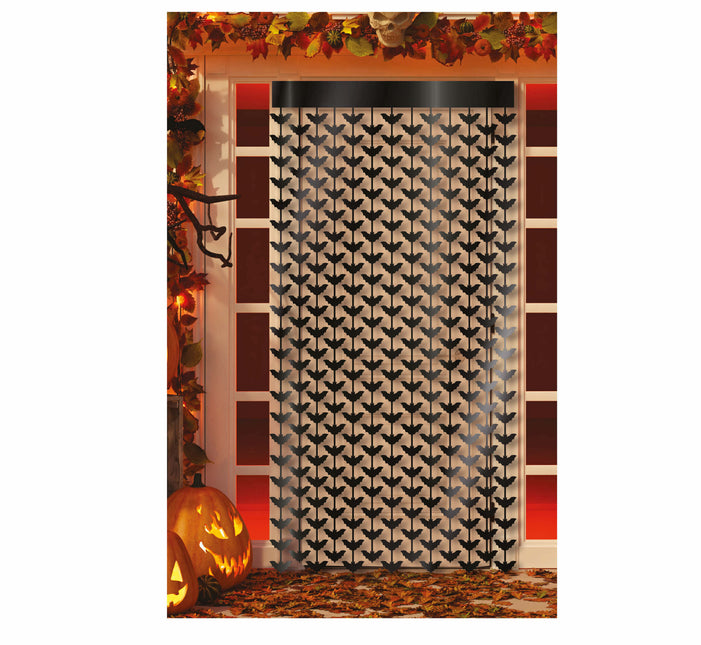 Cortina de Puerta de Halloween Murciélagos 2m