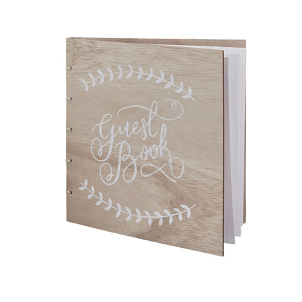 Libro de visitas Madera 21,5cm