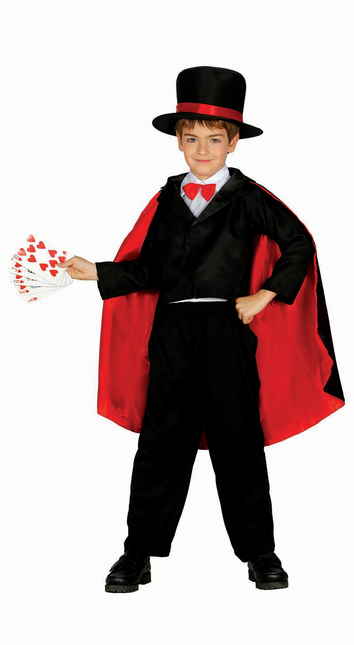 Disfraz de Mago Infantil Negro
