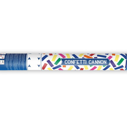 Cañón de confeti de papel de colores 40 cm