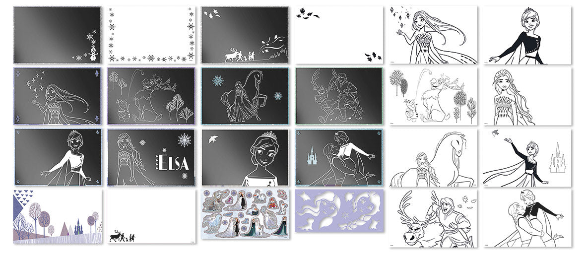 Libro de dibujos de Frozen