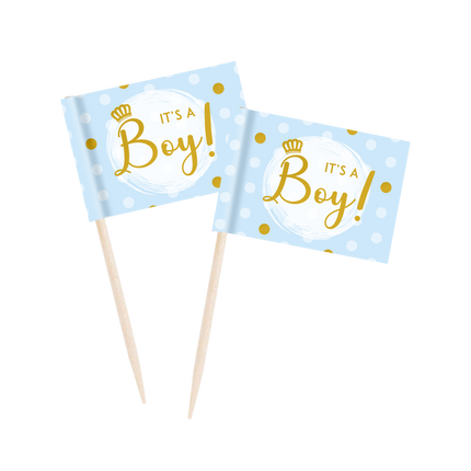 Es un niño Cupcake Toppers