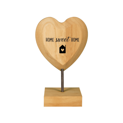 Corazón de madera Hogar dulce hogar