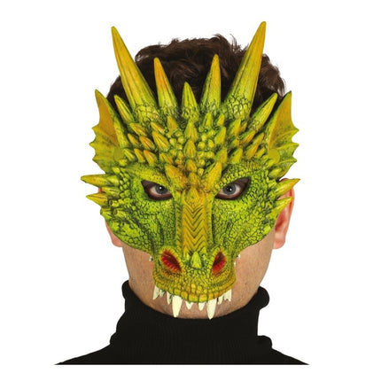 Halloween Media Máscara Dragón