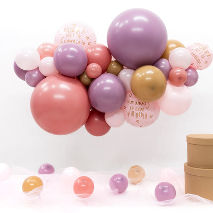 Globos Kit de globos DIY Comunión ecológica Rosa