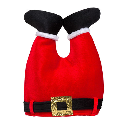 Pantalones con gorro de Navidad