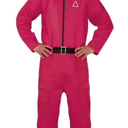 Calamar Juego Disfraz Niños Rojo