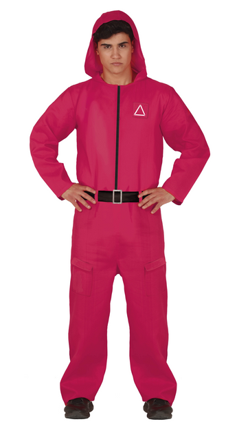 Calamar Juego Disfraz Niños Rojo