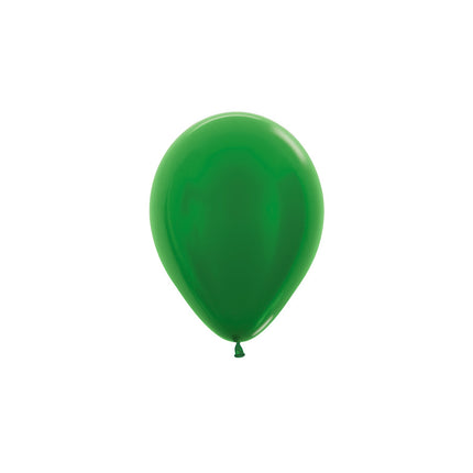 Globos Verde Metalizado 12cm 50pcs