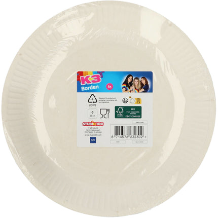 Platos K3 23cm 8ud