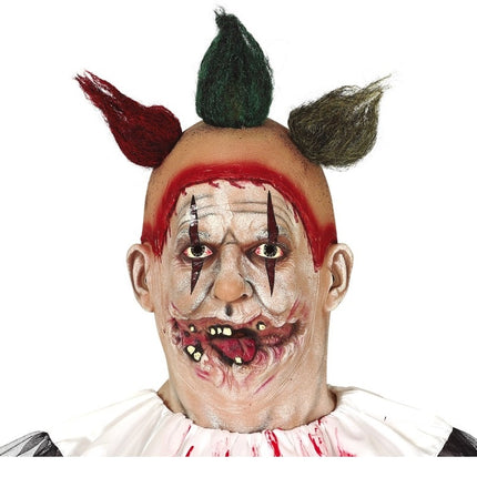 Máscara de payaso de Halloween Pelo