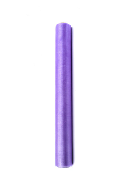 Tela Organza Lila 36cm 9m