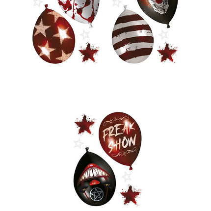 Globos decorativos para ventanas de Halloween