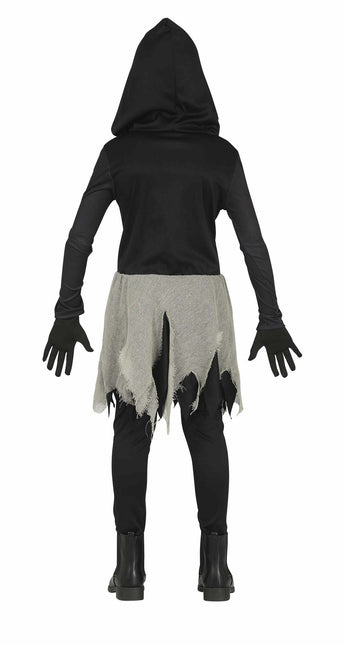 Disfraz Esqueleto Halloween Niña Negro