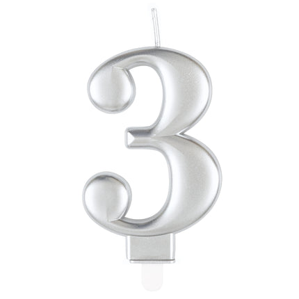 Vela de 3 años Plata