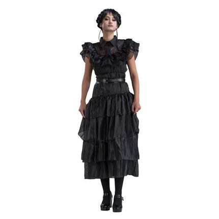 Disfraz Miércoles Prom Night Vestido Negro