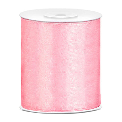 Cinta Raso Rosa Claro 100mm 25m