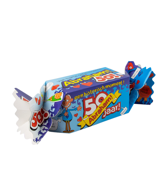 Caja regalo Abraham 50 Años 26cm