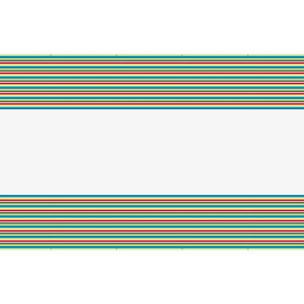 Mantel Rayas Arco Iris 2.13m