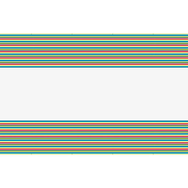Mantel Rayas Arco Iris 2.13m