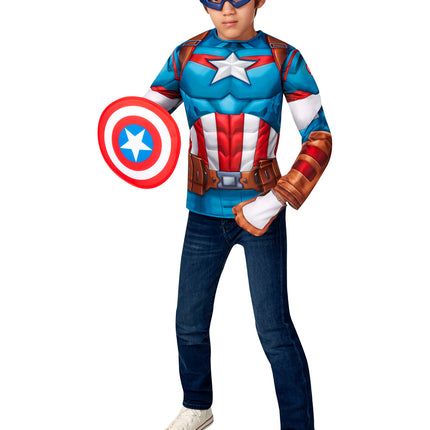 Conjunto Capitán América Niño