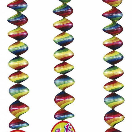 Decoración Colgante 12,5 Años Decoración 75cm 3pcs