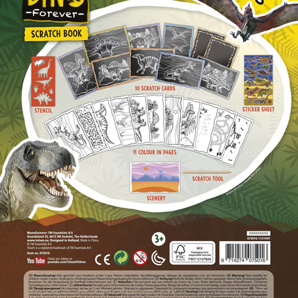 Libro de dibujos de dinosaurios