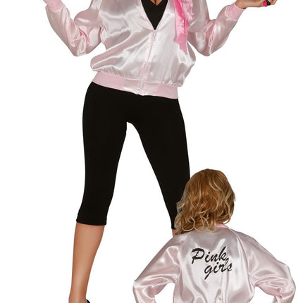 Chaqueta Grease Rosa Niñas