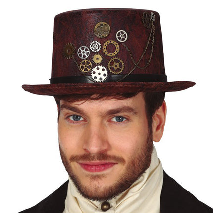 Sombrero Steampunk Piel sintética