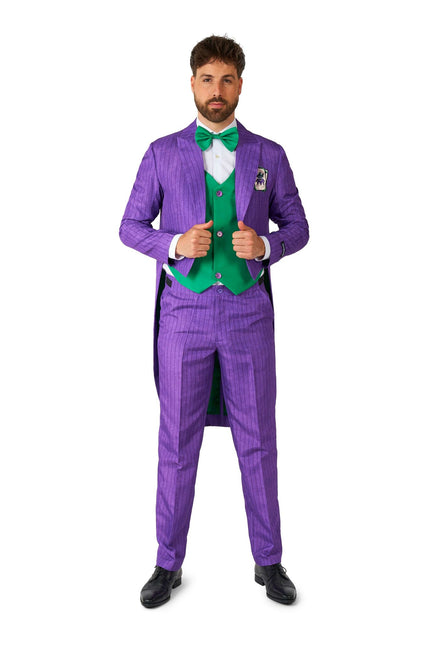 Disfraz de Joker con Falda Morada Hombre <tc>Suitmeister</tc>