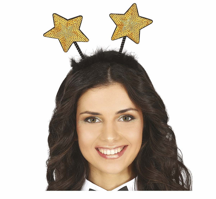 Cinta dorada para el pelo Estrellas