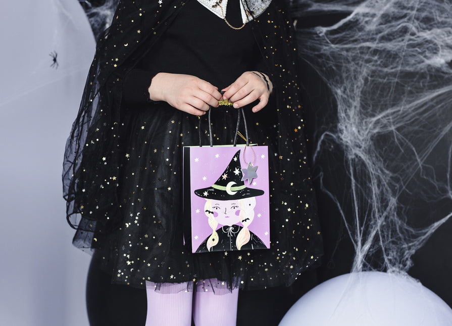 Bolsa de distribución de Halloween Bruja