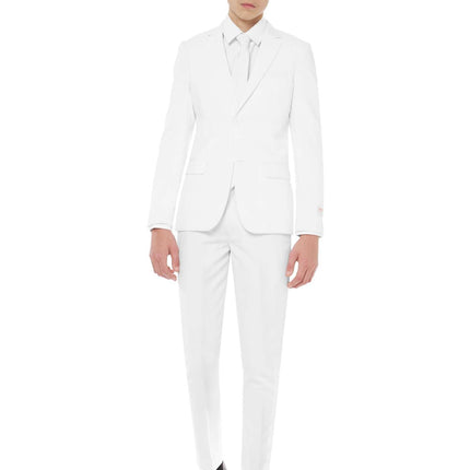 Traje Blanco Niño Adolescente <tc>OppoSuits</tc>