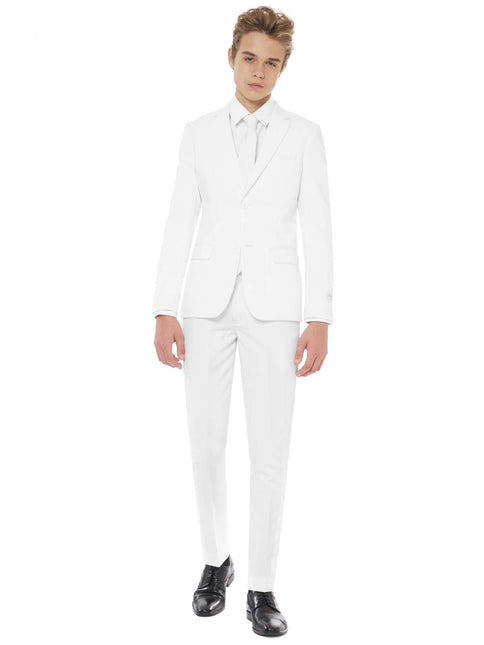 Traje Blanco Niño Adolescente <tc>OppoSuits</tc>