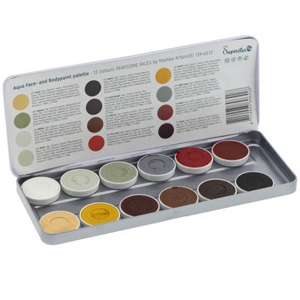 Schmink de colores Temible 12uds.