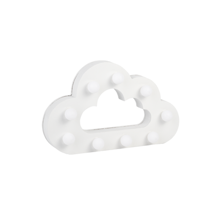 Nube de luz blanca