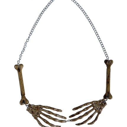 Collar de Halloween Brazos de Esqueleto