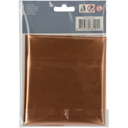 Globo Foil Figura 1 Bronce XL 86cm vacío