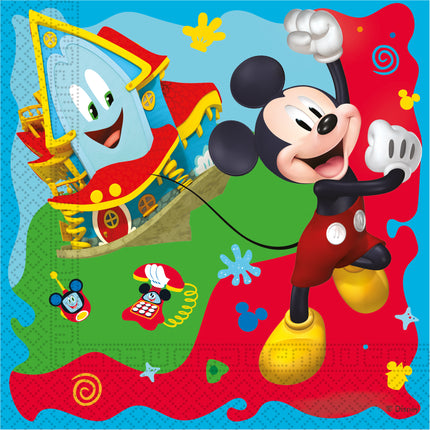 Servilletas Mickey Rock The House 33cm 20pcs