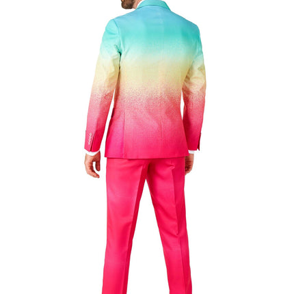 Traje Arco Iris Azul Fucsia Hombre <tc>OppoSuits</tc>