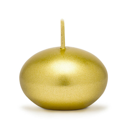 Velas Flotantes Oro 4cm 50pcs