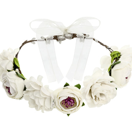 Diadema Flor Blanca