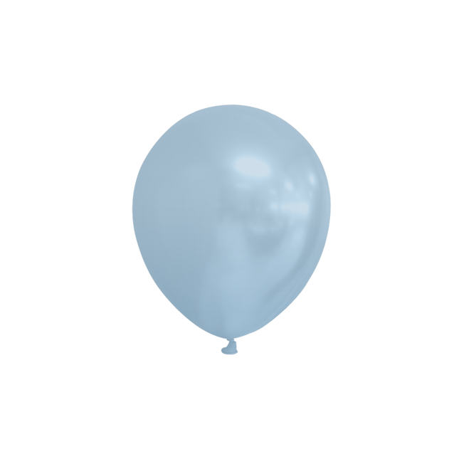 Globos Azul Claro Metálicos 13cm 100pcs