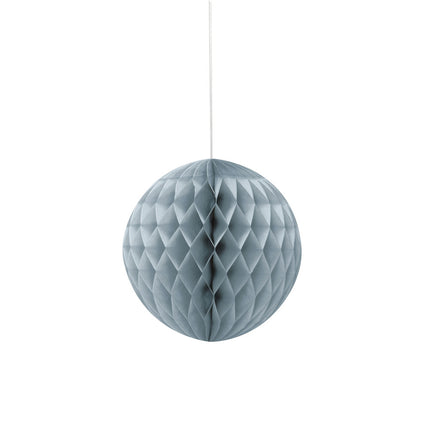 Bombilla Panal Plata 20cm