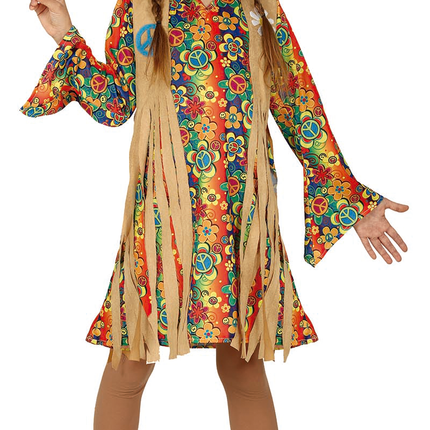 Disfraz de Hippie Infantil Flores