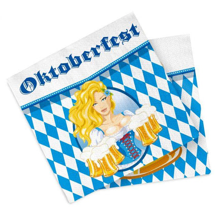 Servilletas Oktoberfest 33cm 20pcs