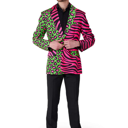 Pantera Tigre Neón Blazer Hombre <tc>Suitmeister</tc>