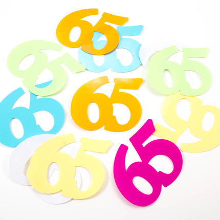 Confeti de mesa 65 Años XL